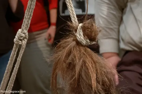 Kennedy Adams: Thick Brunette with Big Tits Gets Bound for Public Group Sex – photo 18 of 21