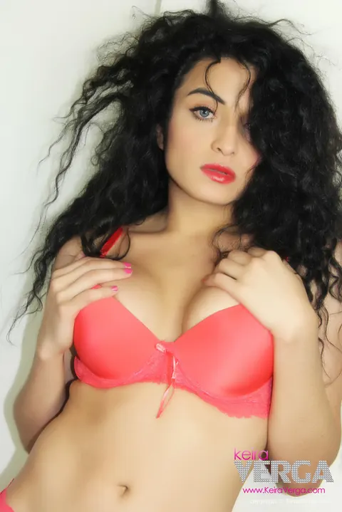 Trans Woman in Lingerie Pulls Panties Aside and Spreads Wide – photo 3 of 15