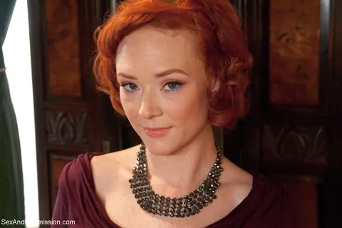 Audrey Hollander: Redhead PAWG in a Dress and Stockings Teases Her Stud – photo 6 of 20