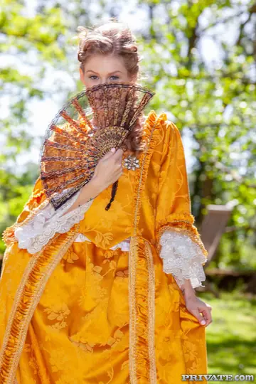 Tiffany Tatum – Blonde in Costume Gets Fucked Outdoors and Takes a Facial