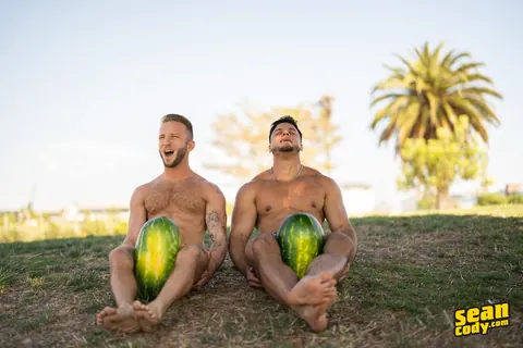 Two Men Strip Nude and Display Their Bodies – photo 7 of 17