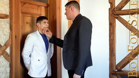 Inked Twink Gets Barebacked by an Older Man at the Window – photo 4 of 20