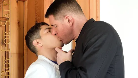 Inked Twink Gets Barebacked by an Older Man at the Window – photo 6 of 20