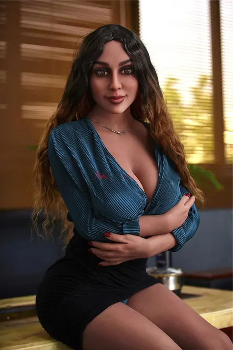 Busty Secretary Strips Nude at Her Desk in the Office – photo 2 of 21