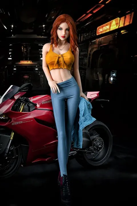 Slim Redhead Poses Nude Showing Her Firm Tits and Figure – photo 10 of 10
