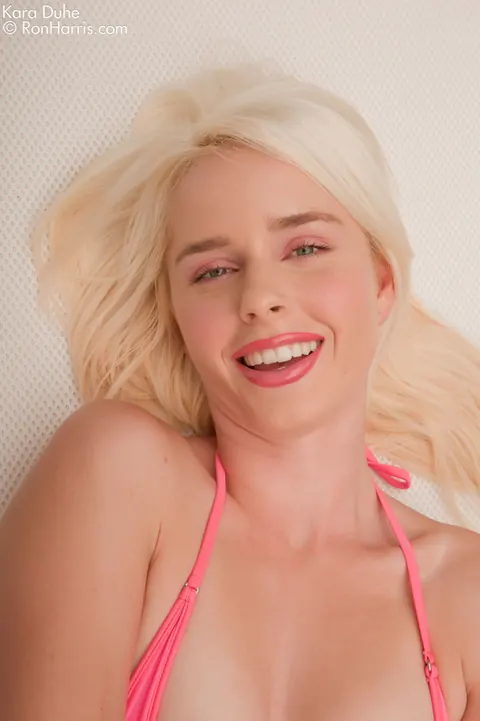 Kara Duhe: Blonde Removes Her Bikini to Finger and Fuck a Dildo – photo 14 of 14