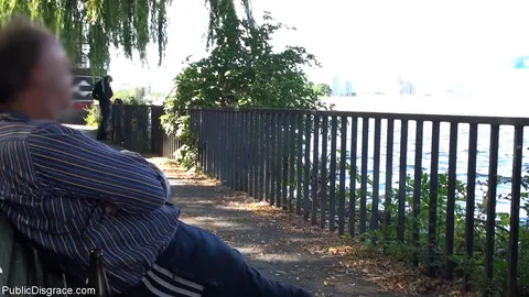 Celine Noiret: Tall Czech PAWG in a Skirt Gets Bound and Fucked Outdoors – photo 15 of 21