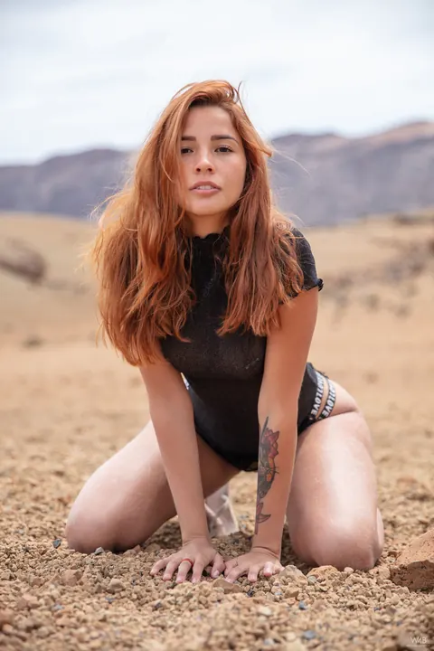 Agatha Vega: Latina Brunette Flaunts Her Natural Tits and Pierced Nipples Outdoors – photo 18 of 20