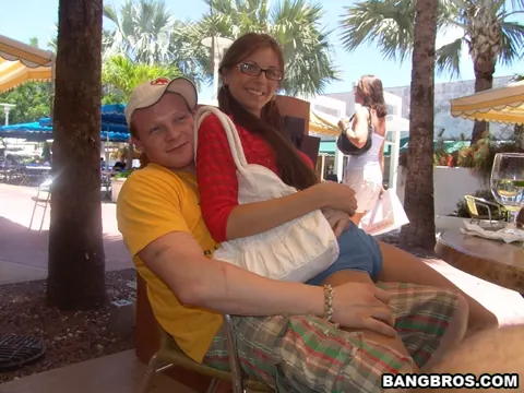 Veronica Stone: Skinny Brunette MILF Flashes in Public Then Gets Fucked – photo 8 of 21