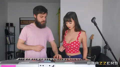 Jessica Starling: Tall Busty Brunette Sucks Cock and Takes Anal Doggy Style – photo 2 of 21