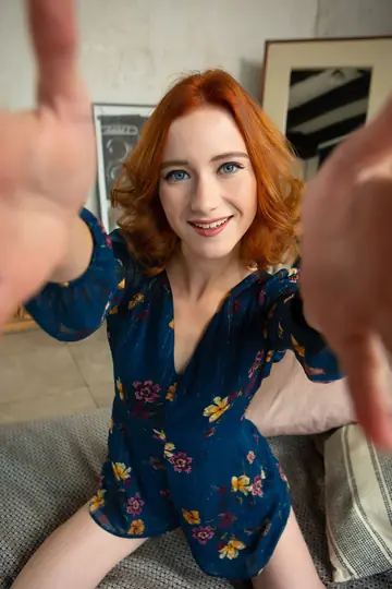Tall Redhead PAWG Fingers Her Pussy and Spreads Wide