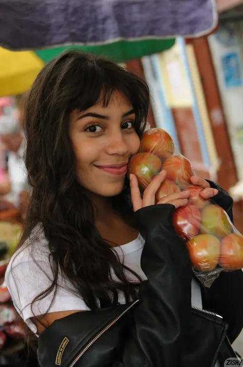 Petite Brunette Poses in Panties and Boots Showing Her Big Ass – photo 5 of 12