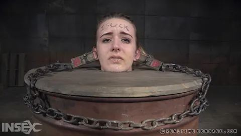 Jessica Kay: Redhead in High Heels Gets Bound and Fucked by a Kinky Couple – photo 1 of 15