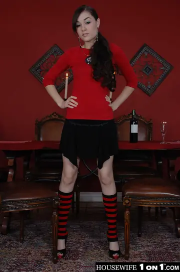 Petite Mature Brunette Rides POV and Takes a Facial