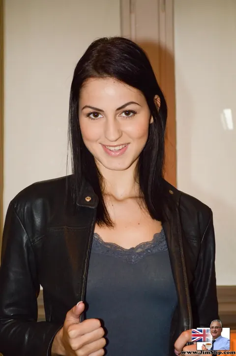 Meg Magic: Tall Hungarian Brunette Strips Out of Her Panties PAWG – photo 6 of 21