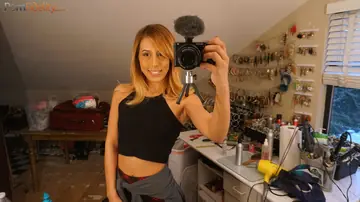 Latina with Small Natural Tits Gets Fucked Missionary and Spreads Wide