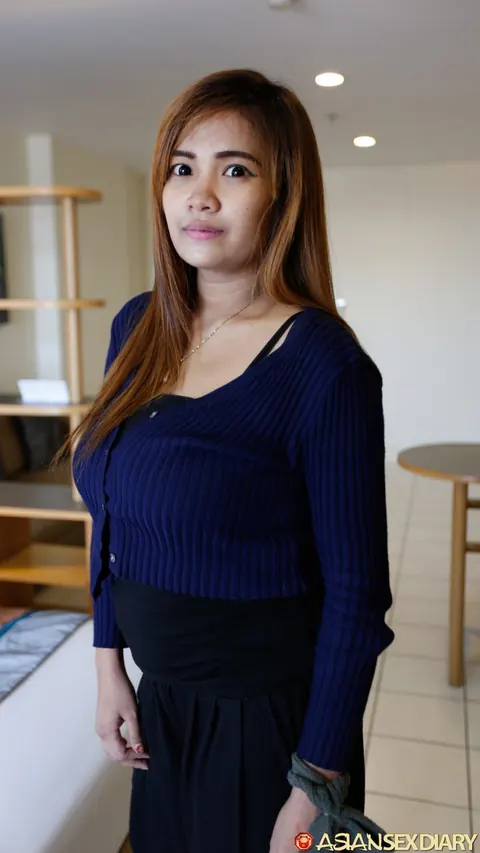 Petite Asian MILF with Big Tits Spreads Her Hairy Pussy – photo 1 of 20