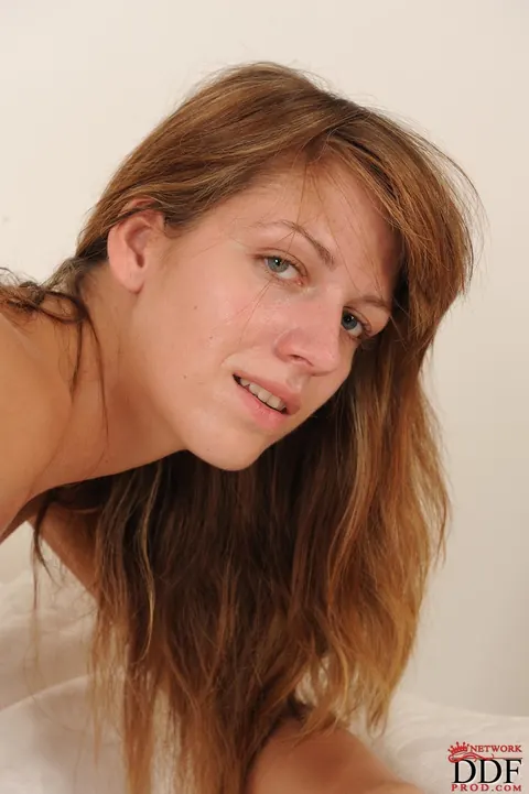 Alise Alanis: European Redhead Pulls Panties Aside and Spreads Her Pussy – photo 20 of 21