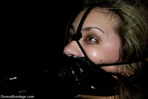 Sasha Grey: Slim Brunette Submits to Bondage and Dildo Play with a Busty Partner – photo 13 of 15