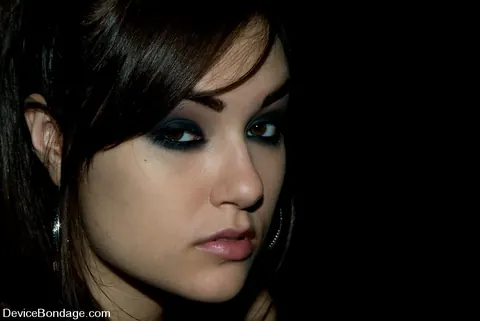 Sasha Grey: Slim Brunette Submits to Bondage and Dildo Play with a Busty Partner – photo 2 of 15