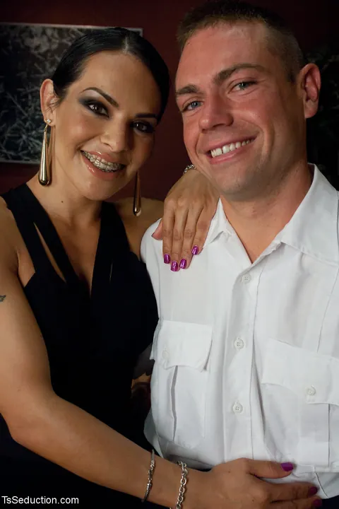 Trans Woman Ties Up Her Man for Femdom Bondage Until He Cums – photo 2 of 21