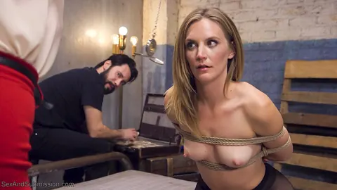 Mona Wales: Redhead in Rope Bondage Gets Fucked by a MILF's Husband – photo 9 of 20