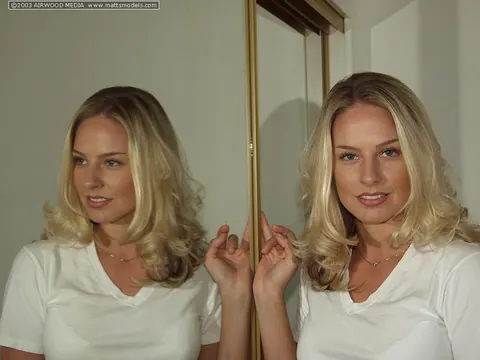 Jordan West: Thick British MILF Strips Out of Her Jeans in the Bedroom Mirror – photo 1 of 16