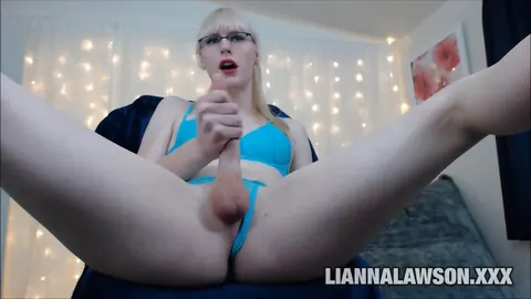 Trans Woman Strips Off Her Top and Poses Nude with Cock – photo 2 of 12
