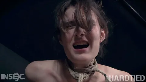 Sosha Belle: Thick Brunette in Stockings Bound by Ropes in a Dungeon – photo 4 of 14