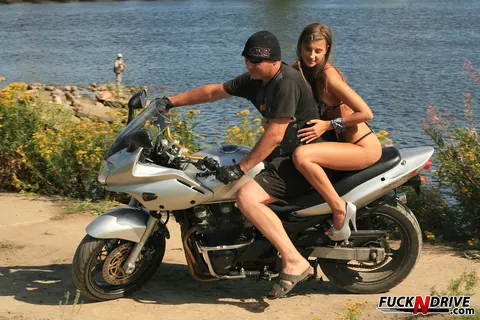 Melena A: Slim PAWG Strips Off Her Bikini in Heels and Spreads Her Pussy by Motorcycle – photo 20 of 20