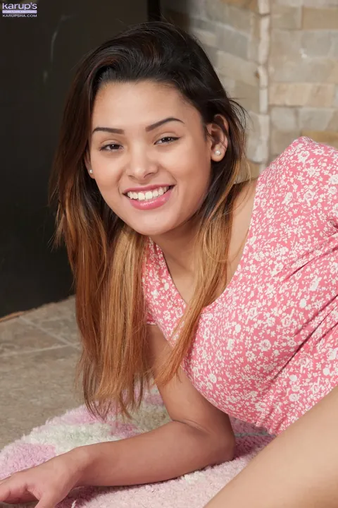 Josie Jagger: Petite Latina Brunette Undresses and Shows Her Tattoo and Piercing – photo 6 of 21