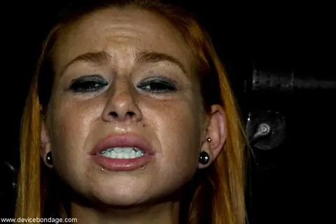 Scarlett Pain: Busty Redhead in Bondage Shows Off Her Natural Tits – photo 11 of 20