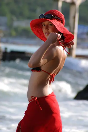 Busty Mature Redhead Takes Anal Creampie and Licks Pussy on the Beach