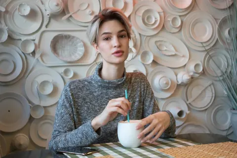 Slim Short-Haired Woman Poses in Lingerie – photo 14 of 20