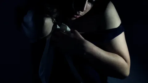 Maria Riot: Latina in Panties Fingers Her Hairy Pussy – photo 4 of 16