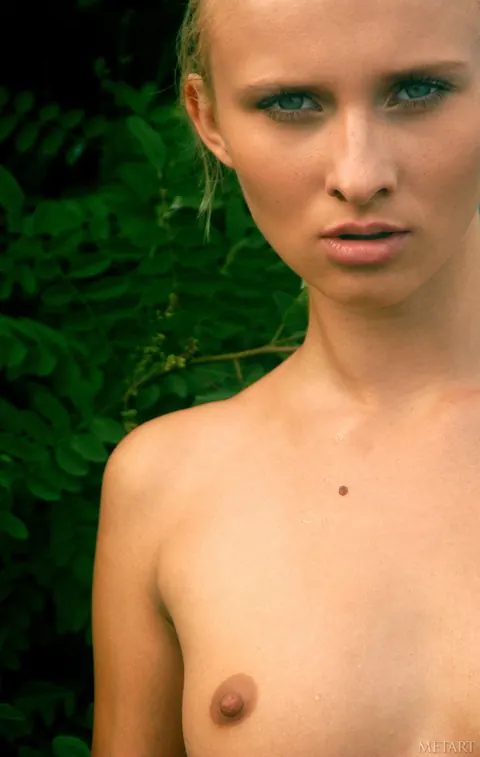 Blonde Undresses and Poses Nude Front and Back – photo 10 of 21