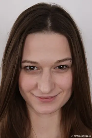 Busty Czech Brunette Strips Out of Her Skirt