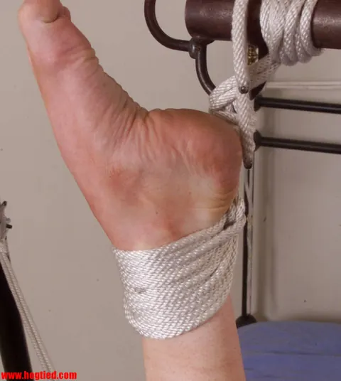 Sadie Belle: Busty Blonde Restrained in Bondage and Spreads Her Pussy – photo 3 of 17