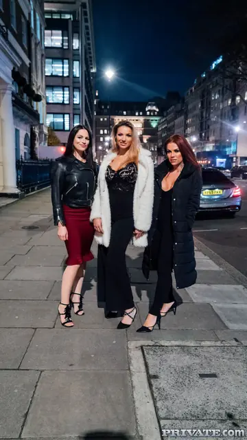 Jolee Love – Tall European Brunette Strips for a Threesome Double Penetration