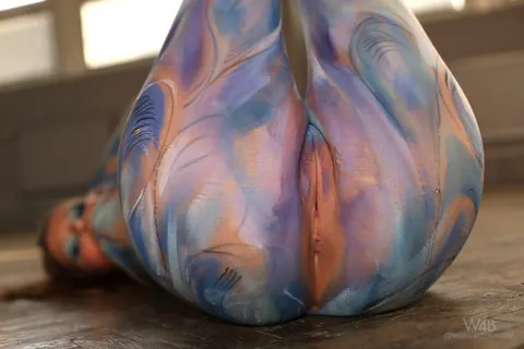 Lizzie Ryan: Czech Brunette with Big Natural Tits Poses in Heels and Spreads – photo 14 of 16