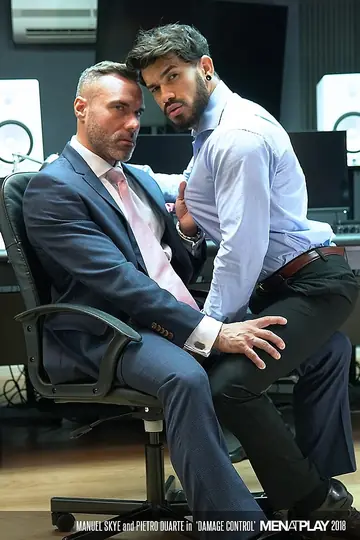 Two Athletic Men Kiss and Have Doggy-Style Anal Sex