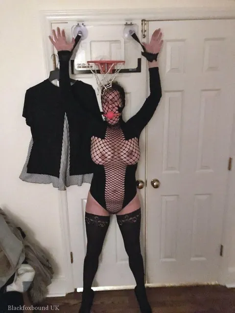Mature Woman with Big Tits Bound in Lingerie and Heels – photo 4 of 16