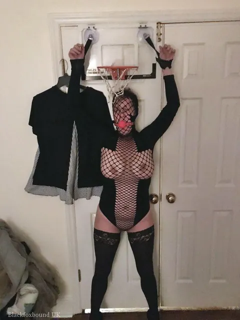 Mature Woman with Big Tits Bound in Lingerie and Heels – photo 5 of 16