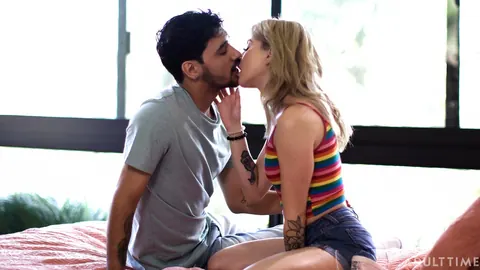 Lola Fae: Blonde in Panties Joins a Threesome for Anal and a Cumshot – photo 7 of 21