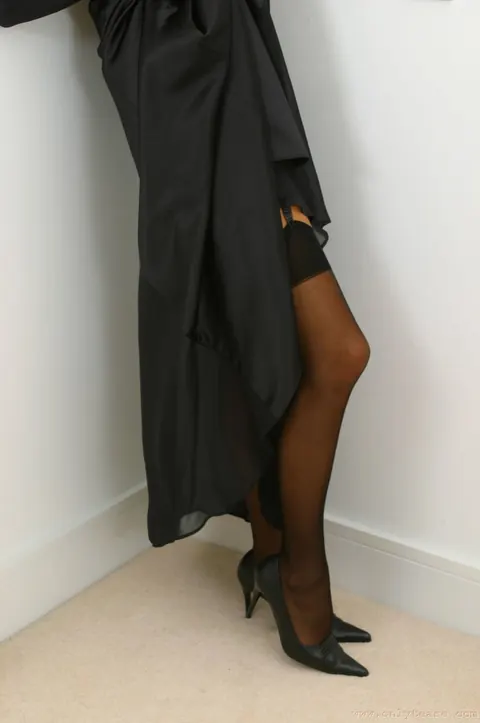 Yazmin: Brunette PAWG Poses in a Skirt and Lingerie – photo 2 of 21