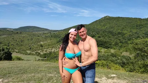 Sofia Lee: European PAWG Brunette Shows Her Big Natural Tits Outdoors – photo 14 of 20