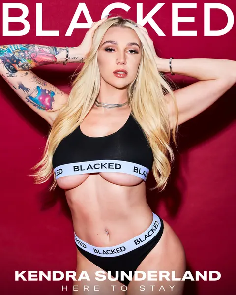 Kendra Sunderland: Tall Blonde in a Bikini and Stockings Takes BBC Doggy Style – photo 2 of 20