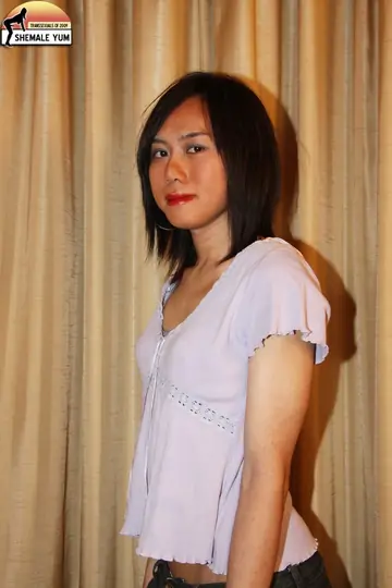Trans Woman Strips Off Her Top and Bottoms, Poses Front and Back