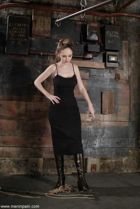 Chanta Rose: Blonde in a Skirt Dominates Her Bound Partner – photo 1 of 20