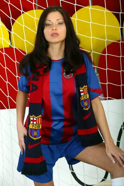 Hungarian Woman Strips Out of Her Soccer Uniform – photo 1 of 21